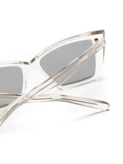 Saint Laurent Eyewear butterfly-frame sunglasses - Neutrals