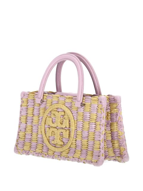 Tory Burch small Ella logo-appliqué tote bag - Purple