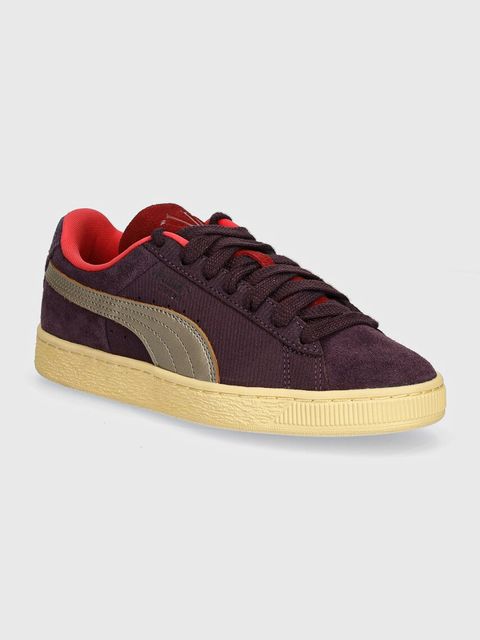 Puma sneakersy zamszowe Suede Play Paris kolor bordowy 398190 - zdjęcie produktu nr 1