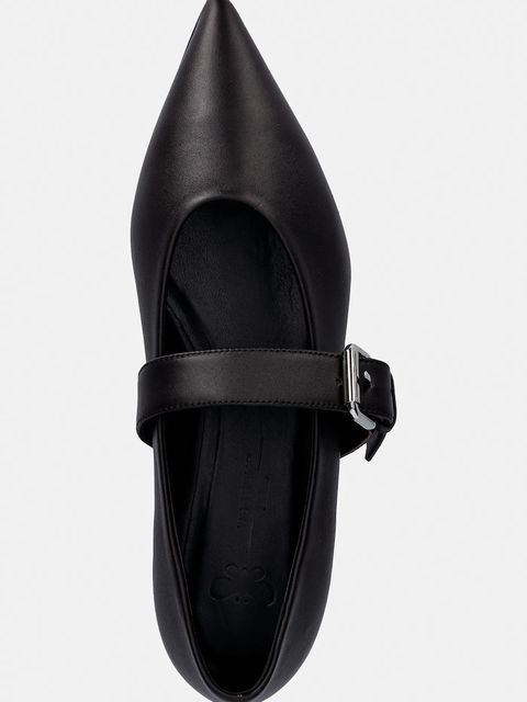 Weekend Max Mara baleriny skórzane Wkagel