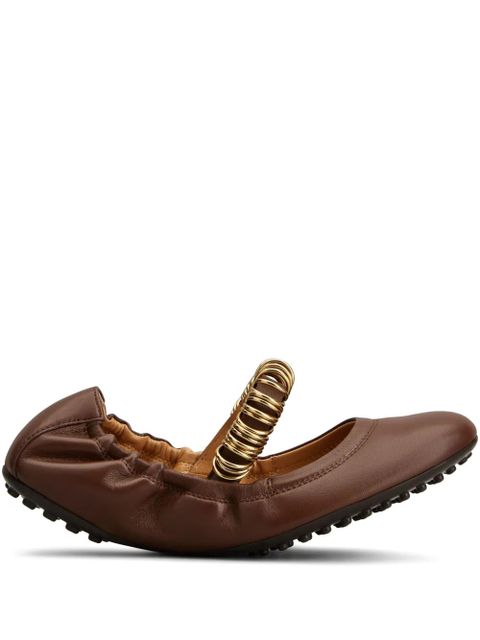 Tod's Dee ballerina shoes - Brown - zdjęcie produktu nr 1