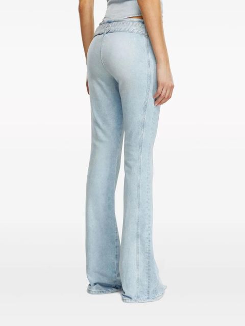 Diesel D-Ebbey belted flared jeans - Blue