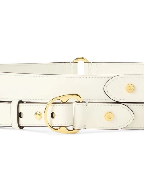 Lauren Ralph Lauren szeroki pasek damski skórzany - zdjęcie produktu nr 1