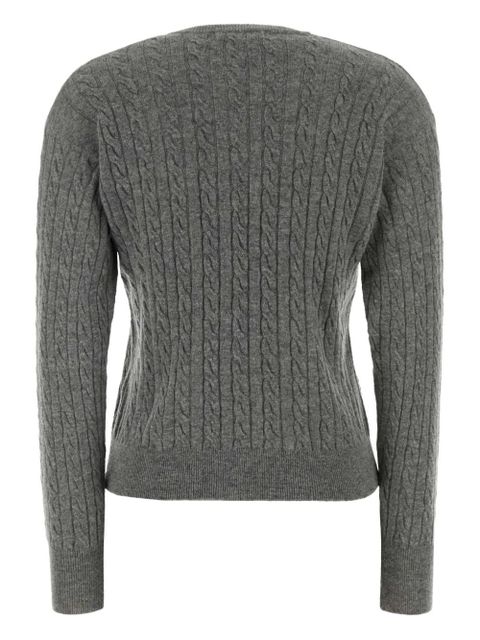 Gimaguas Rina cable-knit cardigan - Grey - zdjęcie produktu nr 2