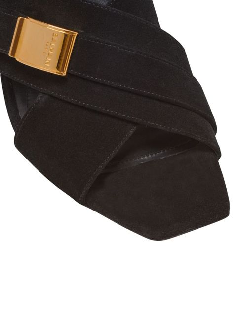 Balmain 75mm Uma sandals - Black