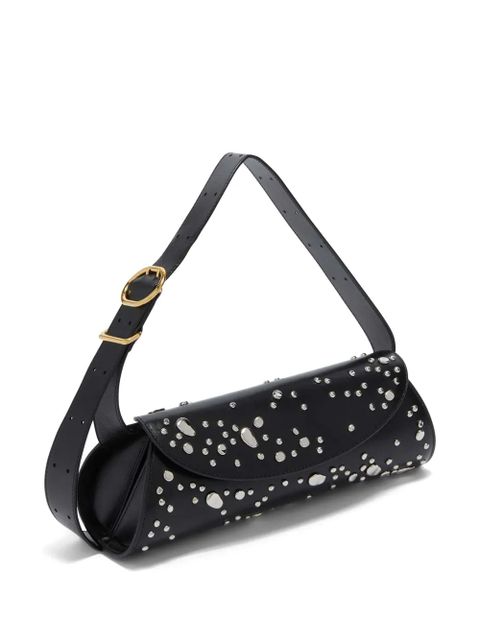 Jil Sander small Cannolo Iconic Line shoulder bag - Black