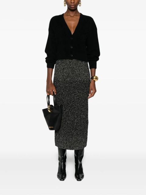 Nanushka button-front cashmere cardigan - Black - zdjęcie produktu nr 2