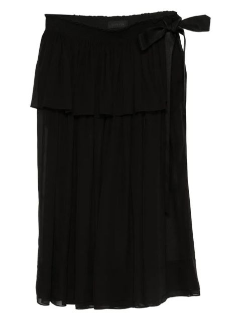Lanvin tiered-bow trousers - Black - zdjęcie produktu nr 1