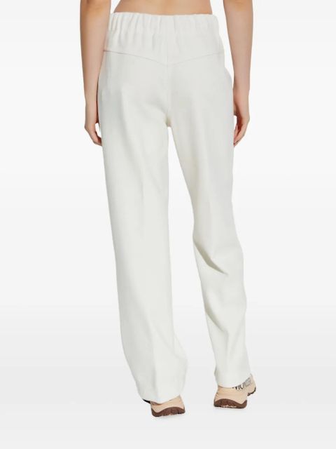 Moncler Grenoble drawstring logo track pants - White