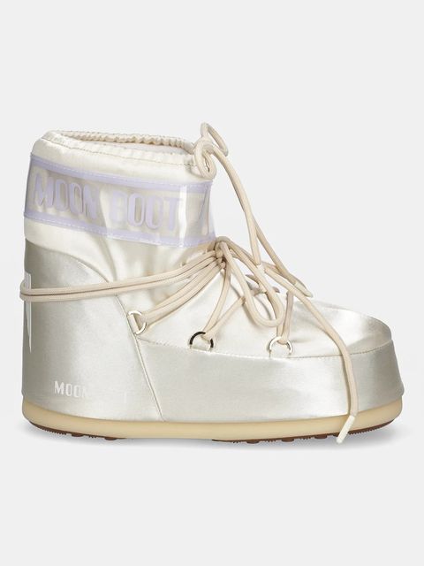 Moon Boot śniegowce MB ICON LOW PEARLY kolor srebrny 80D1409660 L020 - zdjęcie produktu nr 2