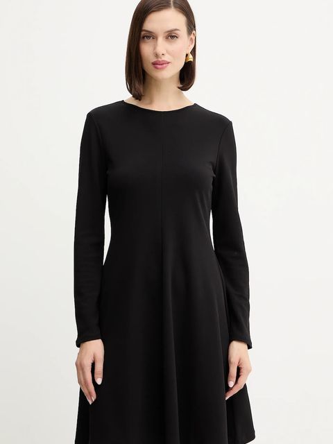 Weekend Max Mara sukienka CALIFFO kolor czarny mini rozkloszowana 2525626012600 - zdjęcie produktu nr 1