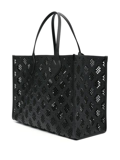 Gucci Ophidia perforated tote bag - Black