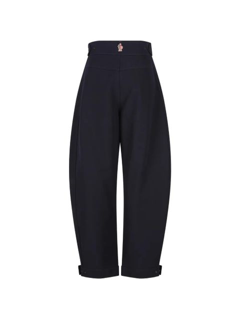 Moncler Grenoble high waist rounded trousers - Blue - zdjęcie produktu nr 2