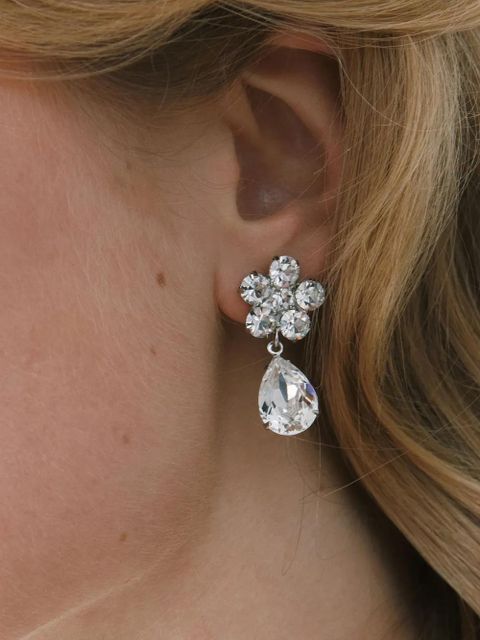 Jennifer Behr Janna earrings - White