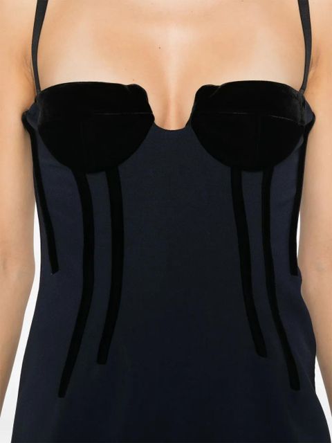 Sportmax Anemone midi dress - Blue