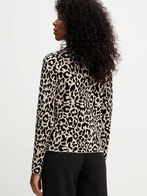 Morgan kardigan damski kolor beżowy MBOLEO