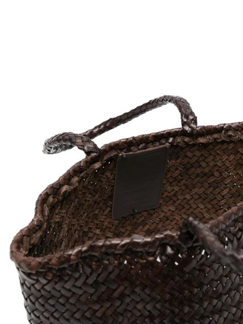 DRAGON DIFFUSION small Grace Basket tote bag - Brown