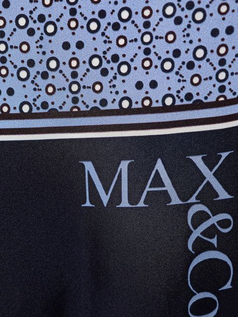 MAX&Co. szal jedwabny MCAASTI