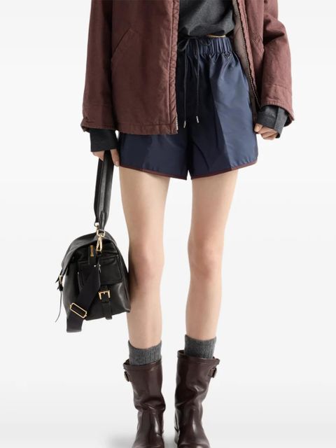 Prada logo shorts - Blue