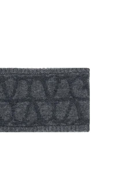 Valentino Garavani Toile Iconographe knitted headband - Grey