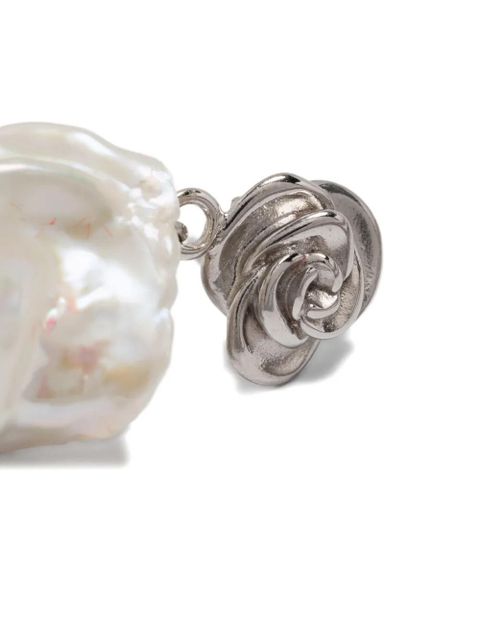 Magda Butrym Rose pearl earrings - Silver