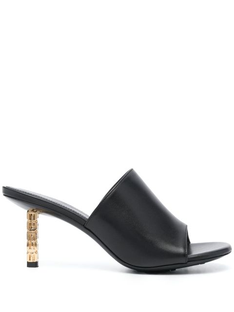 Givenchy G Cube 75mm leather mules - Black - zdjęcie produktu nr 1