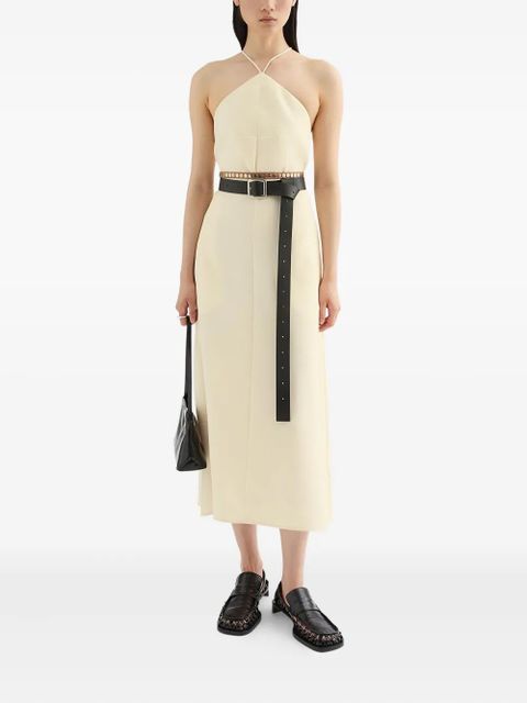 Jil Sander halterneck dress - Yellow - zdjęcie produktu nr 2