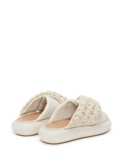 JW Anderson Popcorn Twist platform sandals - White
