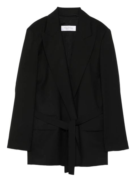 Max Mara belted wrap jacket - Black - zdjęcie produktu nr 1