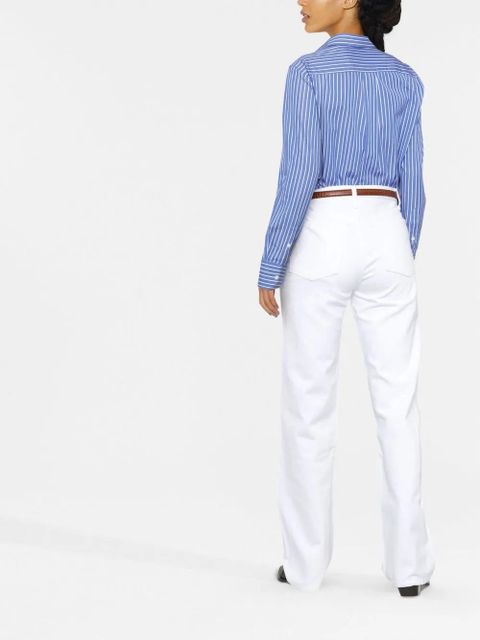 RE/DONE high-waisted flared-leg jeans - White