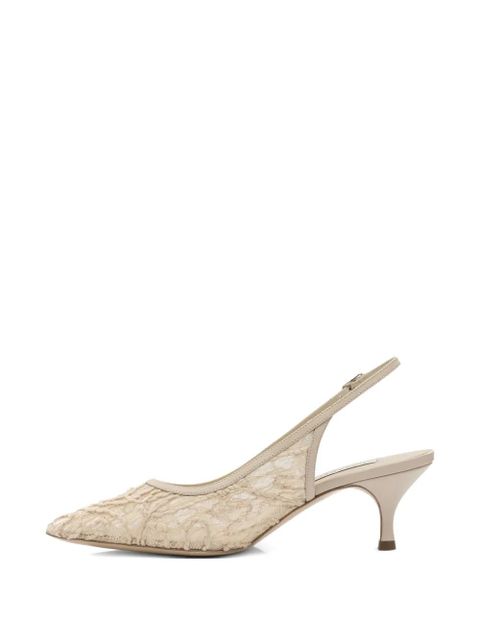 Casadei lace pumps - Neutrals