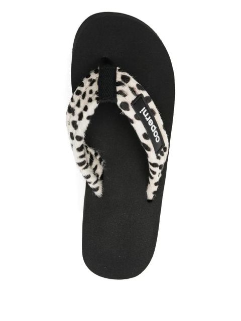 Coperni 95mm rubberized-logo sandals - Neutrals