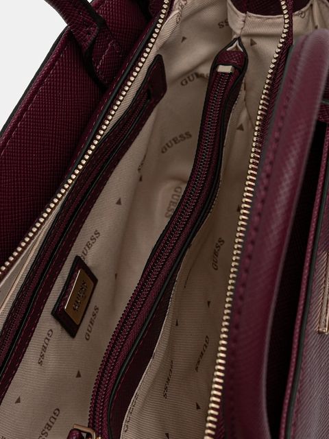 Guess torebka BOLENA kolor bordowy HWZG92 07760