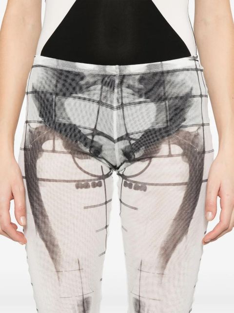 Jean Paul Gaultier Squeletor-print trousers - White - zdjęcie produktu nr 2