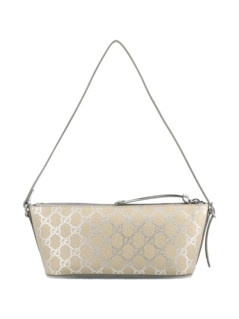 Gucci small GG Emblem shoulder bag - Silver