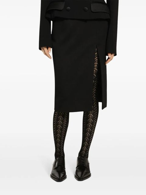 Dolce & Gabbana woolen skirt - Black