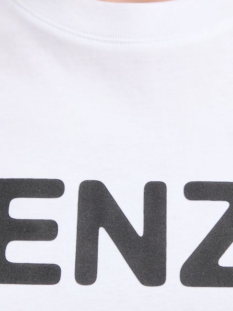 Kenzo t-shirt bawełniany damski kolor biały FF52TS1574SO