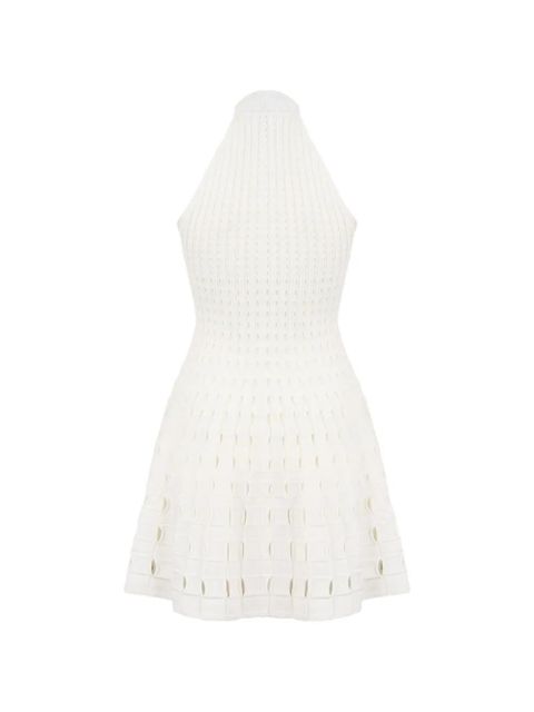 Simkhai eyelet-knit mini dress - White - zdjęcie produktu nr 2