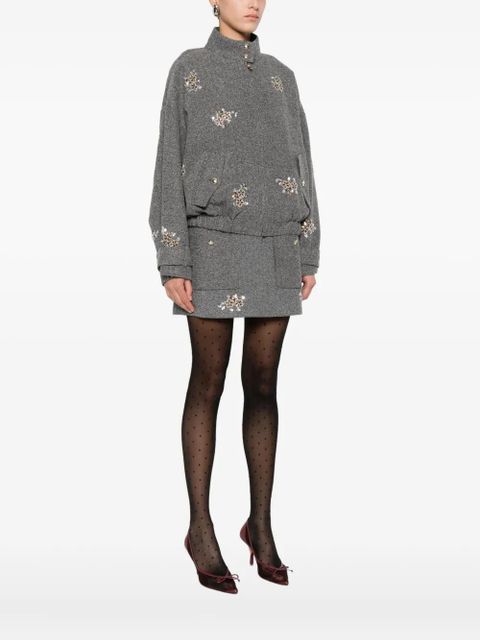 Maje sequin-embellished bomber jacket - Grey - zdjęcie produktu nr 2