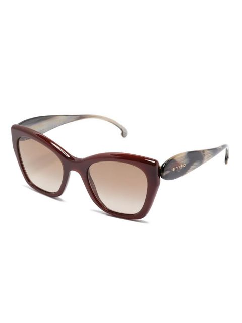 ETRO butterfly-frame sunglasses - Brown - zdjęcie produktu nr 2