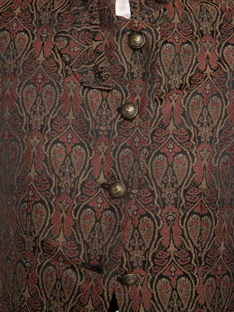 Zadig&Voltaire Verysa paisley-print mandarin-collar blazer - Brown