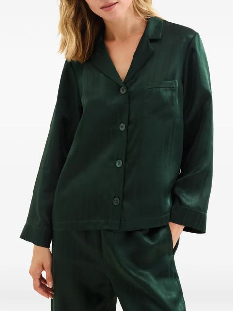 ERES Rare buttoned pocket pajamas shirt - Green