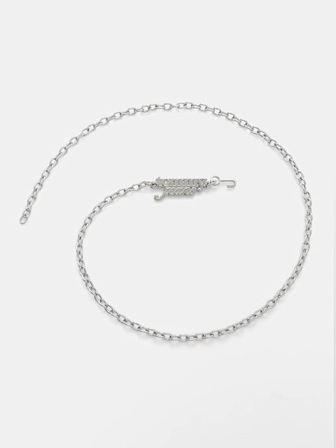 Tommy Jeans pasek damski kolor srebrny AW0AW18264 - zdjęcie produktu nr 1