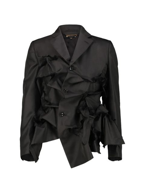 Comme Des Garçons ruffled deconstructed jacket - Black - zdjęcie produktu nr 1