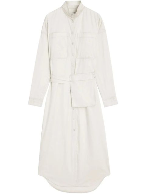 LEMAIRE belted maxi short dress - White - zdjęcie produktu nr 1