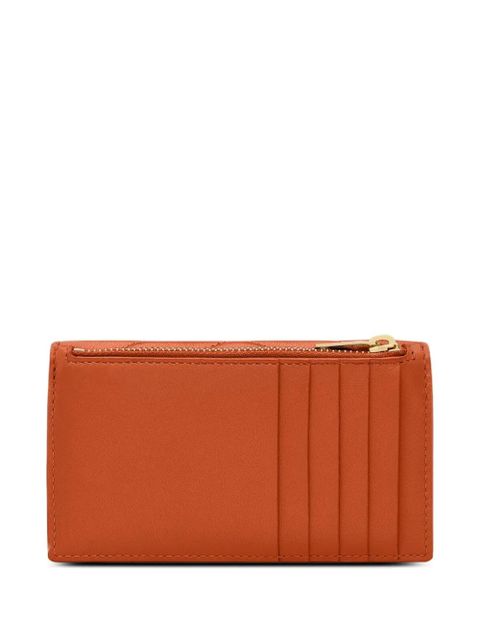 Saint Laurent chevron logo wallet - Orange