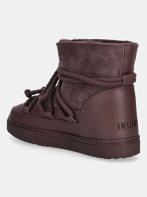 Inuikii śniegowce nubukowe Classic kolor bordowy 1001.003.0122.518