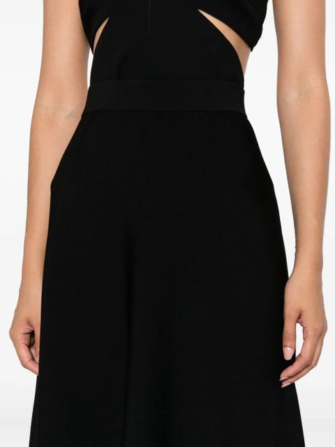 Max Mara Lazio knited midi skirt - Black