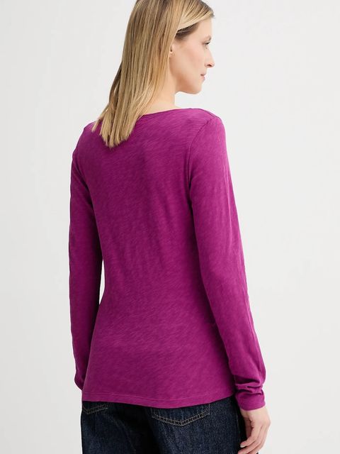 Marc O'Polo longsleeve bawełniany kolor różowy 506226152199 - zdjęcie produktu nr 2
