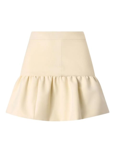 PINKO ruffled mini skirt - White - zdjęcie produktu nr 1